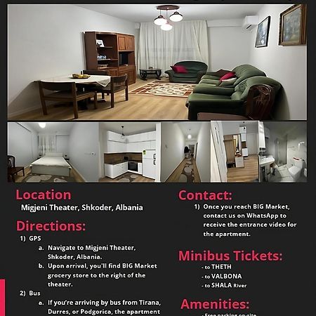 Sala Apartment Shkodër Eksteriør billede